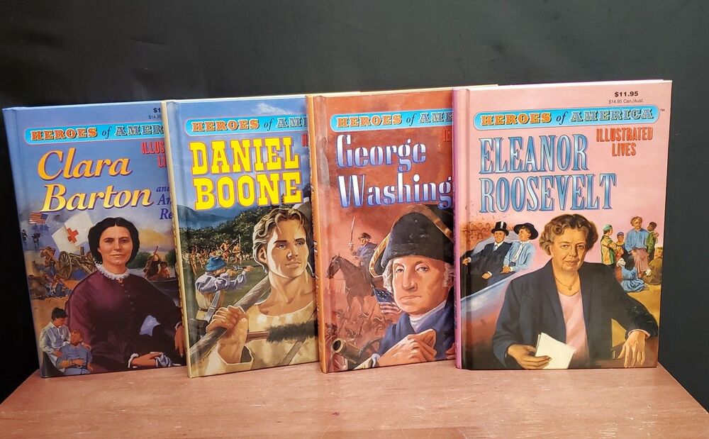 Heroes of America Illustrated Lives 4 Book Bundle Baronet Books